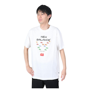 ニューバランス（new balance）バスケットボールウェア Hoops Gamer Pack グラフィック半袖Tシャツ MT41602WT