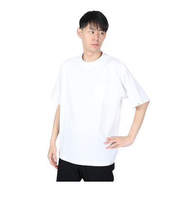 ヤックパック（YAK PAK）無地 ポケット付き 半袖Tシャツ 4510001-07 WHT