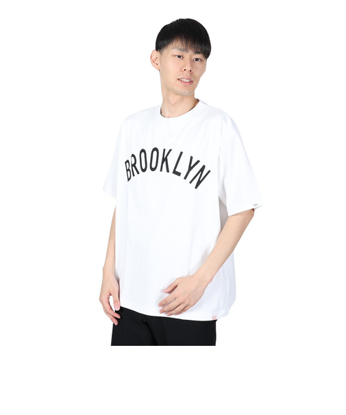 ヤックパック（YAK PAK）ブルックリン ワッペン 半袖Tシャツ 4510004-07 WHT