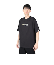 ヤックパック(YAK PAK)フラワーロゴ 半袖Tシャツ 4510006-01 BLK