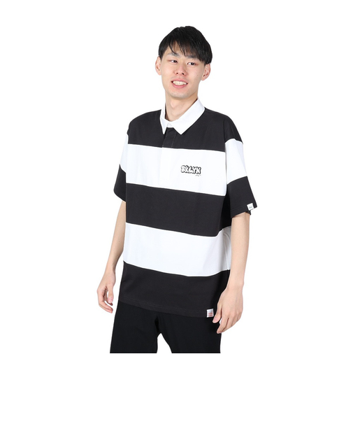 ヤックパック（YAK PAK）ボーダー ラガーシャツ 4510010-01 BLK
