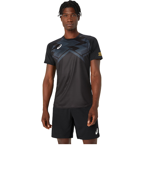 アシックス（ASICS）バレーボールウェア クールグラフィック半袖シャツ 2051A356.001