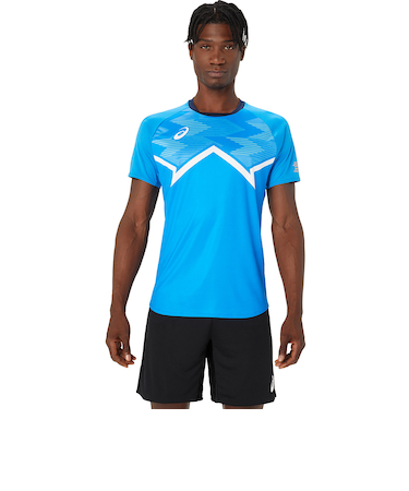 アシックス（ASICS）バレーボールウェア クールグラフィック半袖シャツ 2051A356.402