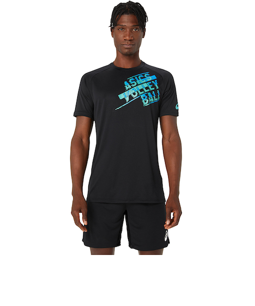 アシックス（ASICS）バレーボールウェア 半袖シャツ 2053A161.001