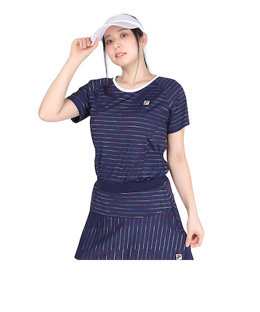 フィラ（FILA）テニスウェア レディース ゲームシャツ レインボー VL2801-20
