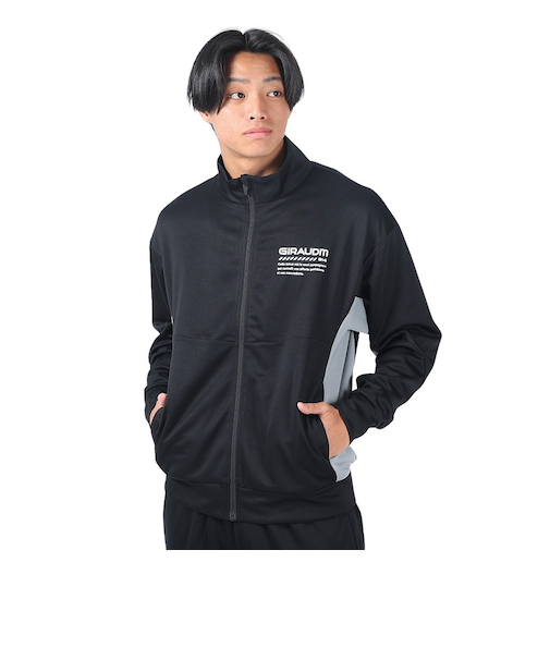 DPLIGHT ウォームアップジャケット WU4S0008-TR851-GRSD BLK