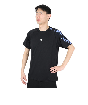 デサント（DESCENTE）バレーボールウェア 半袖プラクティスシャツ XB DX-B2844XB BKPL