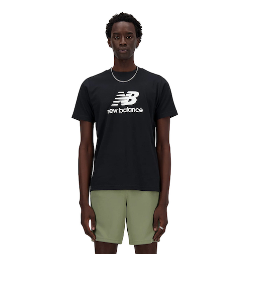 ニューバランス(new balance)大谷選手着用モデル Stacked Logo ショートスリーブTシャツ MT41502BK