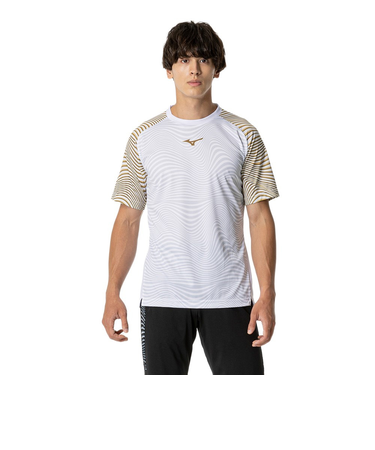 ミズノ（MIZUNO）サッカーウェア フィールドシャツ 半袖Tシャツ P2MAB04101 速乾
