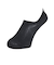クー（Coo.）スニインソックス BLK 1足組 894CO4GSA0015 25cm 黒