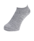 クー（Coo.）ショート麻混ソックス GRY 1足組 895CO4GSA0047