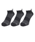 クールハイバソックス 3足組 BLK SK4S0200-WA894-GRYW