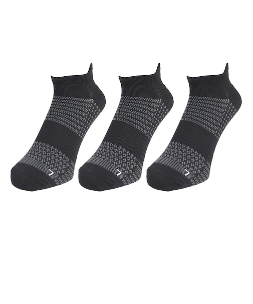 クールハイバソックス 3足組 BLK SK4S0200-WA894-GRYW