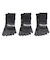 クール5本指ソックス 3足組 BLK SK4S0198-WA895-GRYW