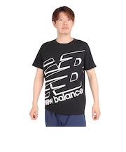 ニューバランス（new balance）ビッグロゴ半袖Tシャツ AMT31078BK