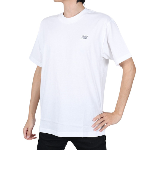 ニューバランス（new balance）スモールロゴ 半袖Tシャツ MT41509WT