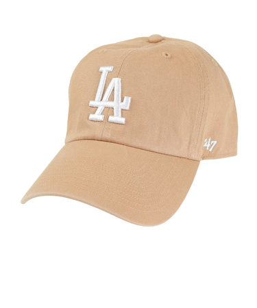 フォーティーセブン(47)キャップ DODGERS 47 CLEAN UP KHAKI×WHITE LOGO B-NLRGW12GWS-KHA MLB ロサン…
