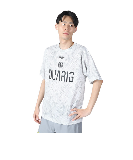 デュアリグ（DUARIG）サッカーウェア プラクティス半袖シャツ 4S0009-SCWR-741HD WHT 速乾