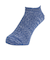 クー（Coo.）ショートソックス 麻混 1足組 25～28cm NVY 894CO4GSA0020