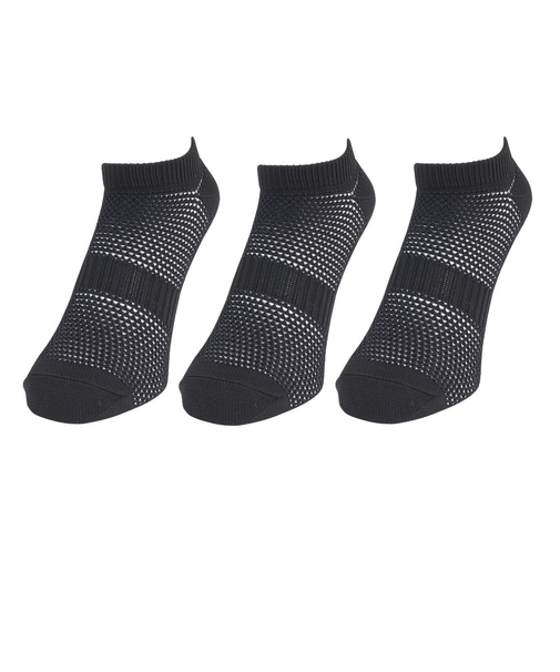 クー（Coo.）接触冷感 HM ショートソックス 3足組 BLK 894NN3OK0048