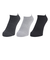 クー（Coo.）消臭ショート丈ソックス 3足組 GRYCGYBLK 894NN3OK0076