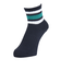 クー（Coo.）アンクルラインソックス 1足組 NVY 24S895CO4GSA0055