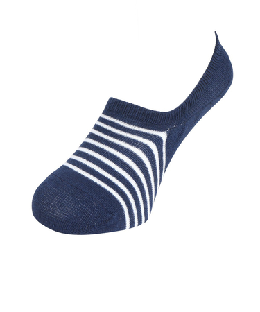 クー（Coo.）スニイン スニーカーインボーダーソックス 1足組 NVY 895CO4GSA0035