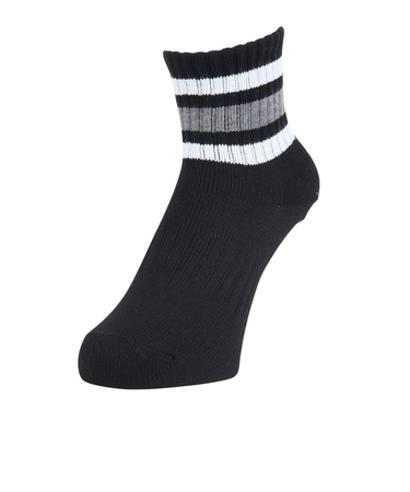クー（Coo.）アンクルラインソックス 1足組 BLK 895CO4GSA0056 22cm
