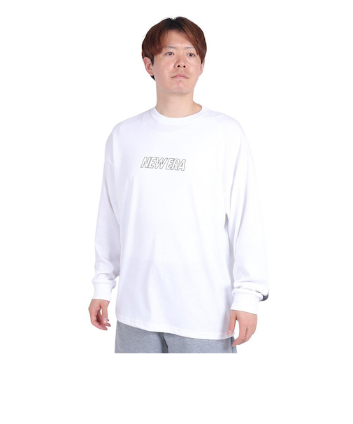 ニューエラ（NEW ERA）オーバーサイズド パフォーマンス 長袖Tシャツ Sleeve Line 14121995