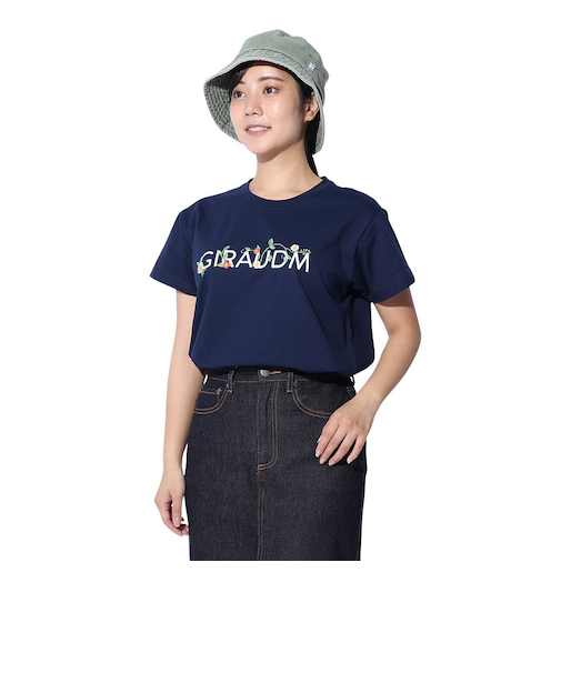 ドライプラス ジャージ プリント Tシャツ CT4S0052-TR864-GRCD NVY