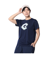 ドライプラス プリントメッシュ Tシャツ CT4S0055-TR864-GRCD NVY