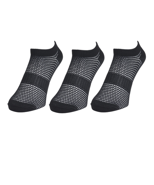 クー（Coo.）接触冷感 HM ショートソックス 3足組 BLK 895NN3OK0032