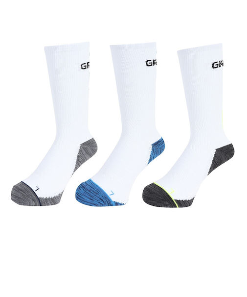 ストロングクルーソックス 3足組 GRYNVYBLK SK3F0003-WA894-GROK