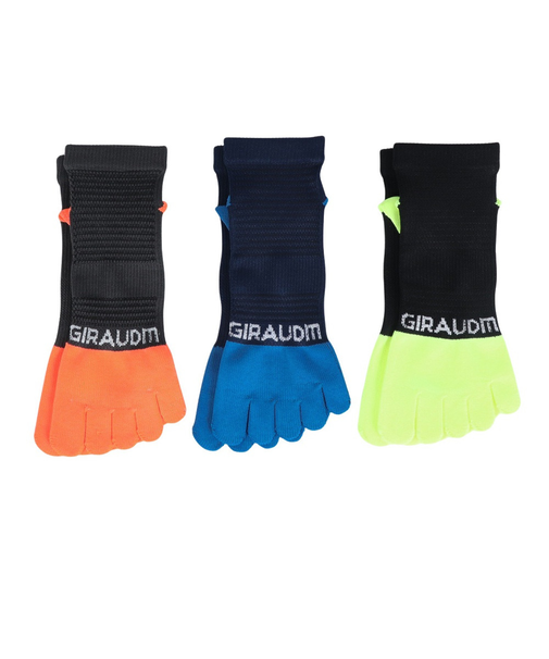 ストロング5本指ソックス 3足組 ORGBLUYEL SK3S0071-WA894-GROK