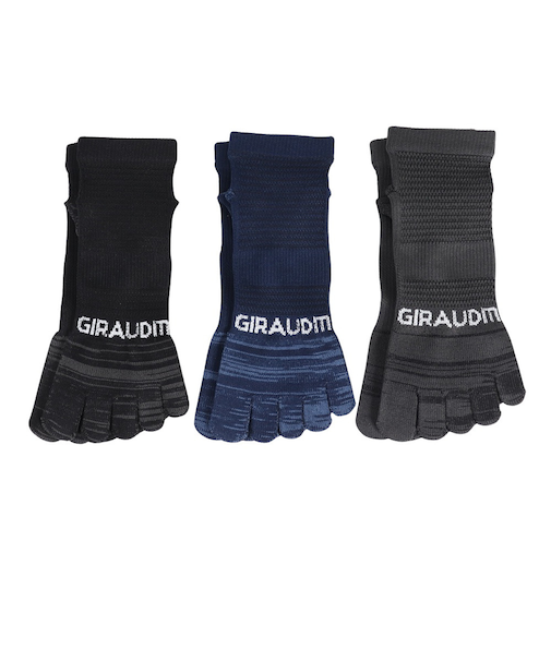 ストロング5本指ソックス 3足組 GRYNVYBLK SK3S0073-WA894-GROK