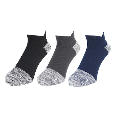 ドライハイバソックス 3足組 CGYNVYBLK SK4S0226-WA894-GRYW