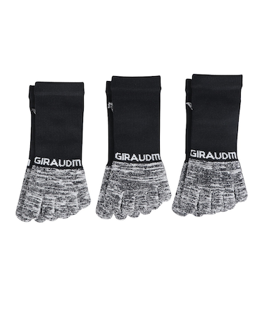 ドライ5本指ソックス 3足組 BLK SK4S0229-WA894-GRYW