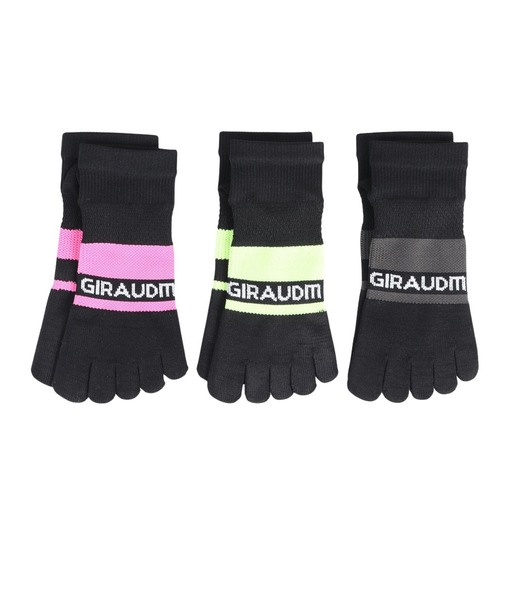 デオ5本指ソックス 3足組 YELPNKBLK SK4S0212-WA895-GRYW