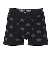 デュアリグ(DUARIG)成型ボクサーパンツ スター 3S0008-WAUW-891GC. BLK