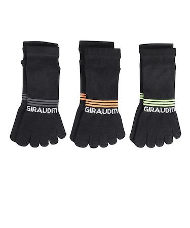 デオ5本指ソックス 3足組 YELORGGRY SK4S0220-WA894-GRYW