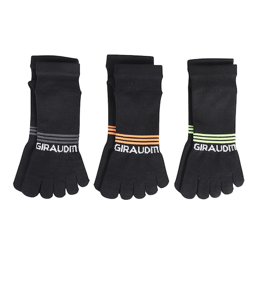 デオ5本指ソックス 3足組 YELORGGRY SK4S0220-WA894-GRYW