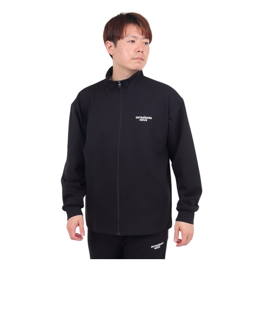 PYARN フルジップジャケット SW4S0013-TR860-GRHD BLK