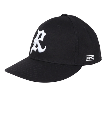 ライズ（RYZ）POINTED-R ロゴキャップ RZ20ST24SS0038 BLK 大きいサイズ