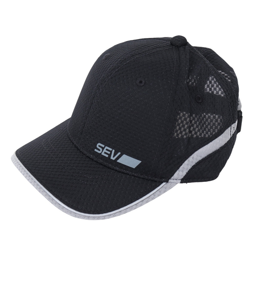 セブ（SEV）RUN オールメッシュキャップ BLK 24SGCPKH004BLK
