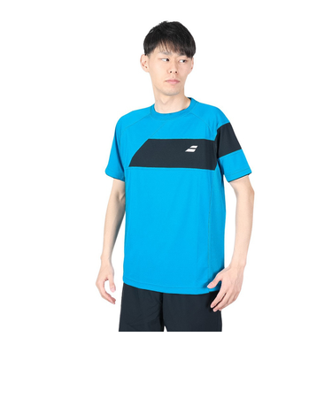 バボラ（BABOLAT）テニスウェア クラブ ショートスリーブ シャツ BUG4311C BL00
