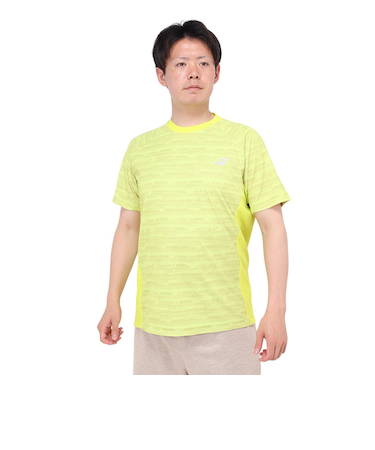 バボラ（BABOLAT）テニスウェア クラブ ショートスリーブ シャツ BUG4312C YL00