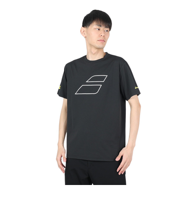 バボラ(BABOLAT)テニスウェア PA TOP ショートスリーブ シャツ BUP4517C BK00