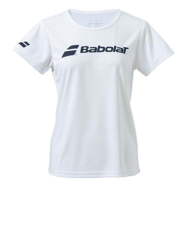 バボラ（BABOLAT）テニスウェア レディース クラブ ショートスリーブ シャツ BWP4530C WH00