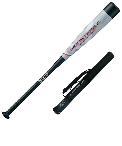 ゼット(ZETT)軟式用バット 野球 一般 モンスターブラックキャノン 短尺タイプ 80cm/660g BCT31480-1911