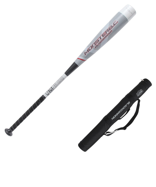 ゼット（ZETT）軟式用バット 野球 一般 モンスターブラックキャノン 軽量タイプ 84cm/690g BCT31484-1100